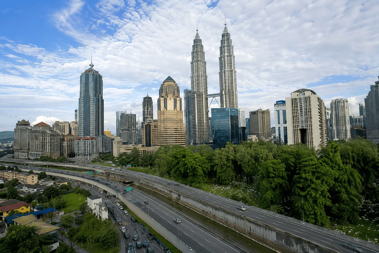 Malaysia Weather Kuala Lumpur city skyline featuring the Petronas Twin Towers